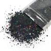 Black Face & Body Glitter - Chunky Glitter - Uses Include: Holidays, Cheerleading, Festival, Rave, Hair, Makeup, Face, Body, Nails, Resin, Arts & Crafts, Resin, Tumblers, Bath Bombs view 4