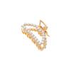 Set of 2 Metal Hair Claw Clips with Rhinestone or Imitation Pearl Non Slip Hair Clamp Jaw Clip (Triangle) view 4