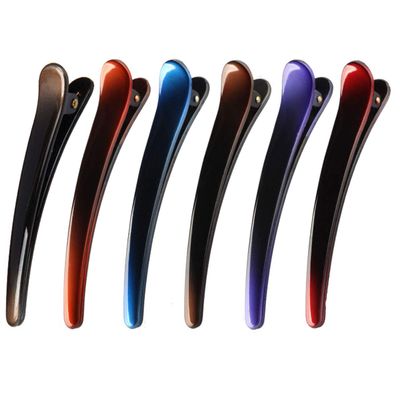 12 Pcs Colorful Non-Slip Plastic Duckbill Clips Hairpin Hair Clips Hair Barrettes Fashion Styling Headwear Hair Accessories for Women (A#)