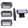 Shaver Head Shaver Comb for Solo Electric Shaver Trimmer Replacement Blades Replacement Tooth Combs 3 PCS with Brush view 1