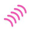 24 Pcs Curler Refill Eyelash Curler Refill Pads Silicone Rubber Curler Replacement Refills Pads for Universal Eyelash Curler Dark Pink view 1
