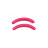 24 Pcs Curler Refill Eyelash Curler Refill Pads Silicone Rubber Curler Replacement Refills Pads for Universal Eyelash Curler Rose Red view 2