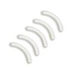24 Pcs Curler Refill Eyelash Curler Refill Pads Silicone White Rubber Curler Replacement Refills Pads for 1.26 inch or 3.2cm Eyelash Curler view 1