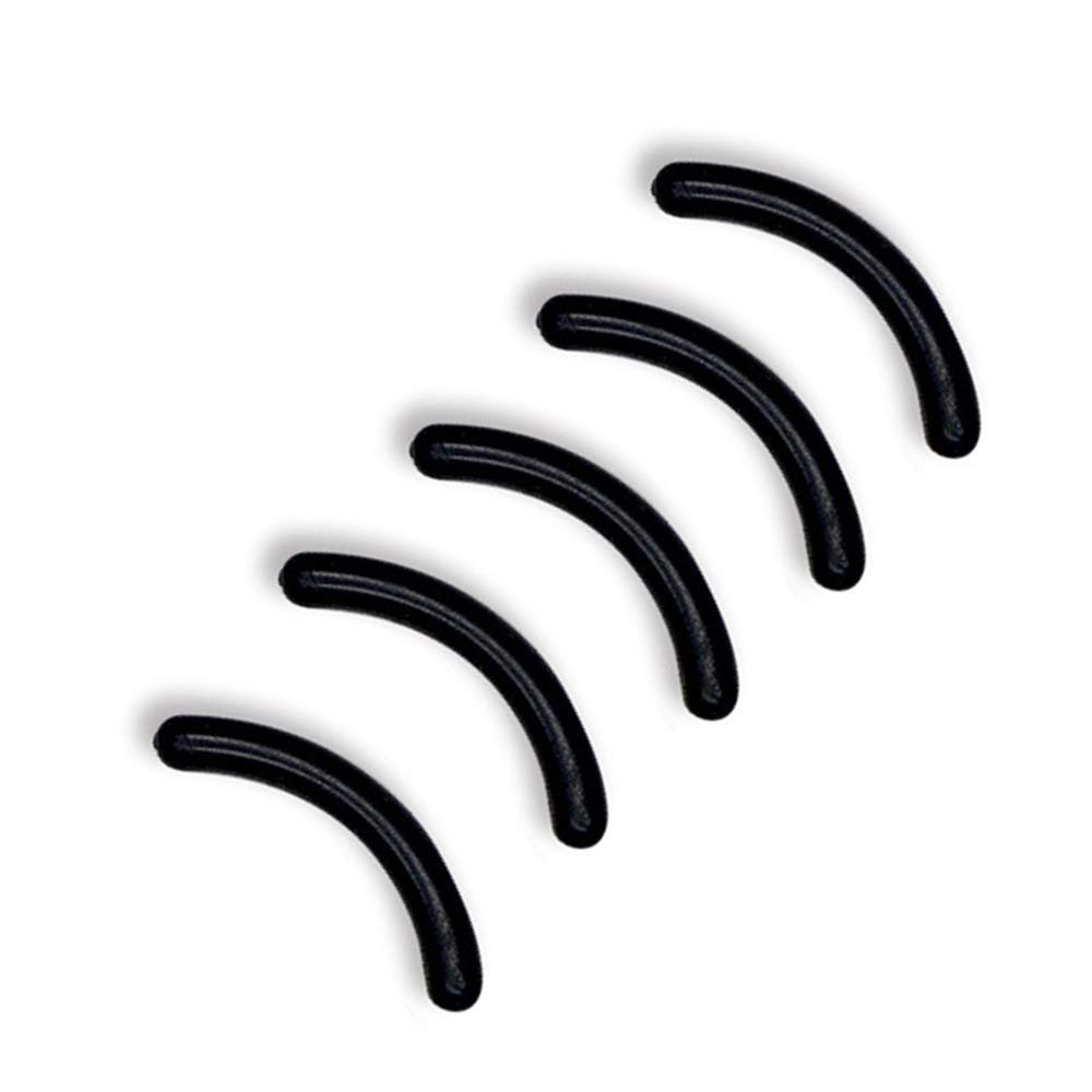 24 Pcs Curler Refill Eyelash Curler Refill Pads Silicone Rubber Curler Replacement Refills Pads for Universal Eyelash Curler Black