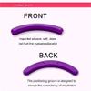 24 Pcs Curler Refill Eyelash Curler Refill Pads Silicone Rubber Curler Replacement Refills Pads for Universal Eyelash Curler Black view 3