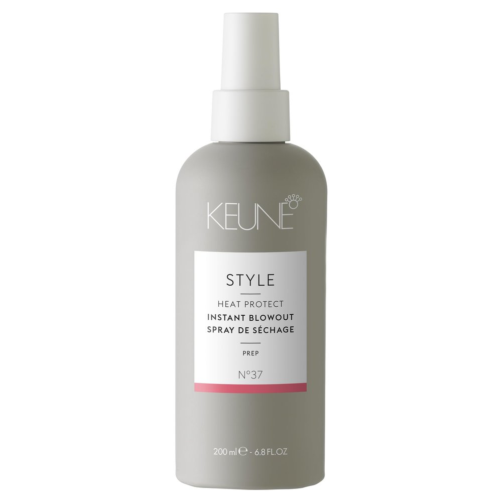 KEUNE Style Instant Blowout Spray, Heat Protectant & Blow-Dry Speed Enhancer for All Hair Types, 6.8 Fl Oz