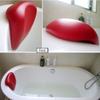 Spa Bath Pillow with Large Suction Cups, Bathtub Cushion Shoulder and Head Support, Luxury Bath Tub Rest Pillow, Fits Any Tub, Straight Back Tub, A view 3