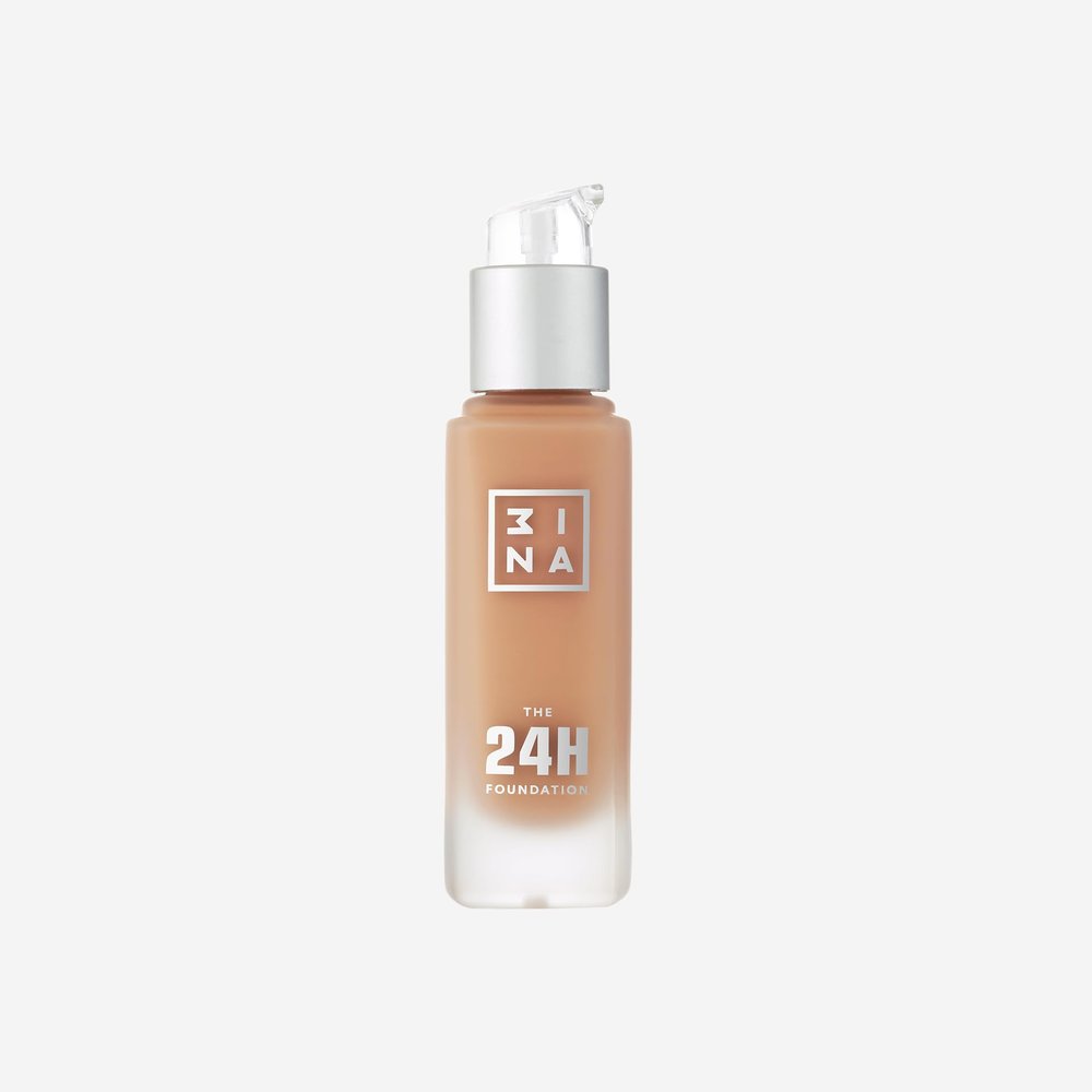 3INA The 24H Matte Foundation  Long-Wear, Medium-to-High Buildable Coverage Liquid Foundation Makeup  Waterproof and Lightweight  612  1.01 oz
