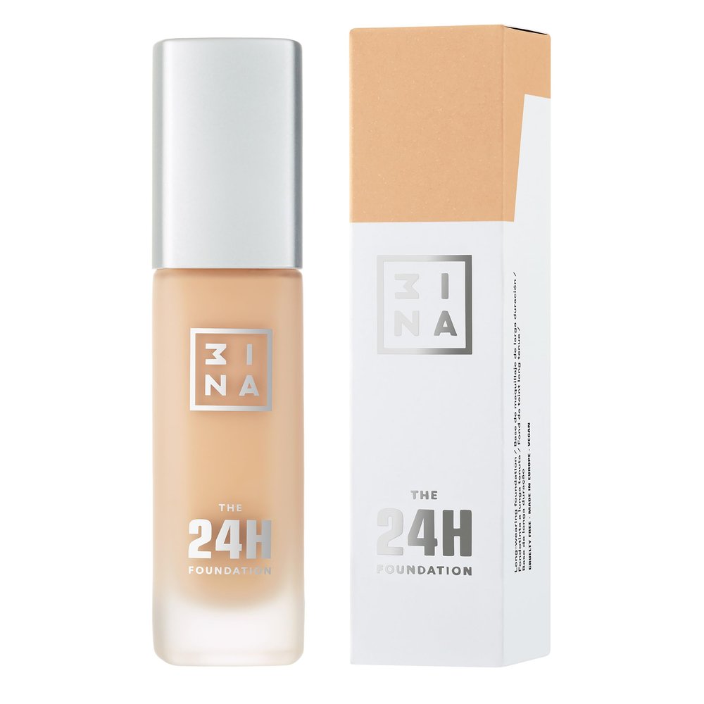 3INA The 24H Matte Foundation  Long-Wear, Medium-to-High Buildable Coverage Liquid Foundation Makeup  Waterproof and Lightweight  636  1.01 oz