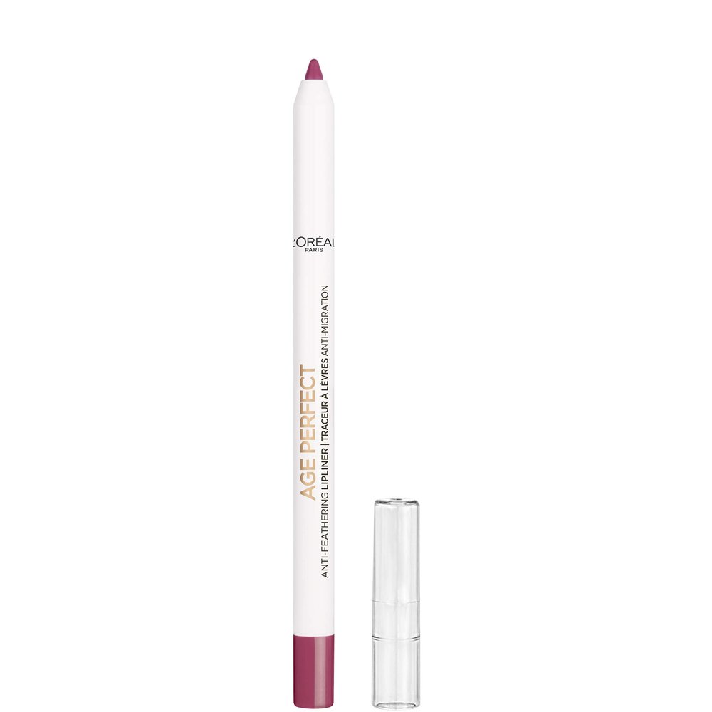 LOral Paris Age Perfect Anti-Feathering Lip Liner, Bold Orchid