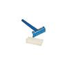 Grip-n-Glide Razor, Twin Blade, Lubricating Strip, Blue Plastic Guard, 100/bx, 20 bx/cs view 1