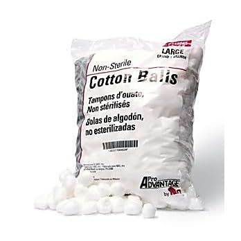 Cotton Ball, Large, 1000/bg, 2bg/cs