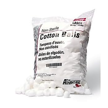 Cotton Ball, Large, 1000/bg, 2bg/cs