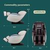 BestMassage Full Body Massage Chair Zero Gravity Shiatsu Chair Recliner with Six Programs and Heat Massage Chair,Brown view 3
