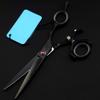 Sharp Hair Cutting Set Stainless Steel Hair Cutting & Thinning Scissors Shears Thinning Scissors for Barbers or Home Use,Black,flatcut6inch view 1