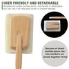 2 Pack Natural Exfoliating Loofah Luffa Loofa Bath Brush On a Stick, Shower Sponge Back Scrubber with Long Wooden Handle for Men & Women, Deep Clean and Invigorate Your Skin Back Brush view 4