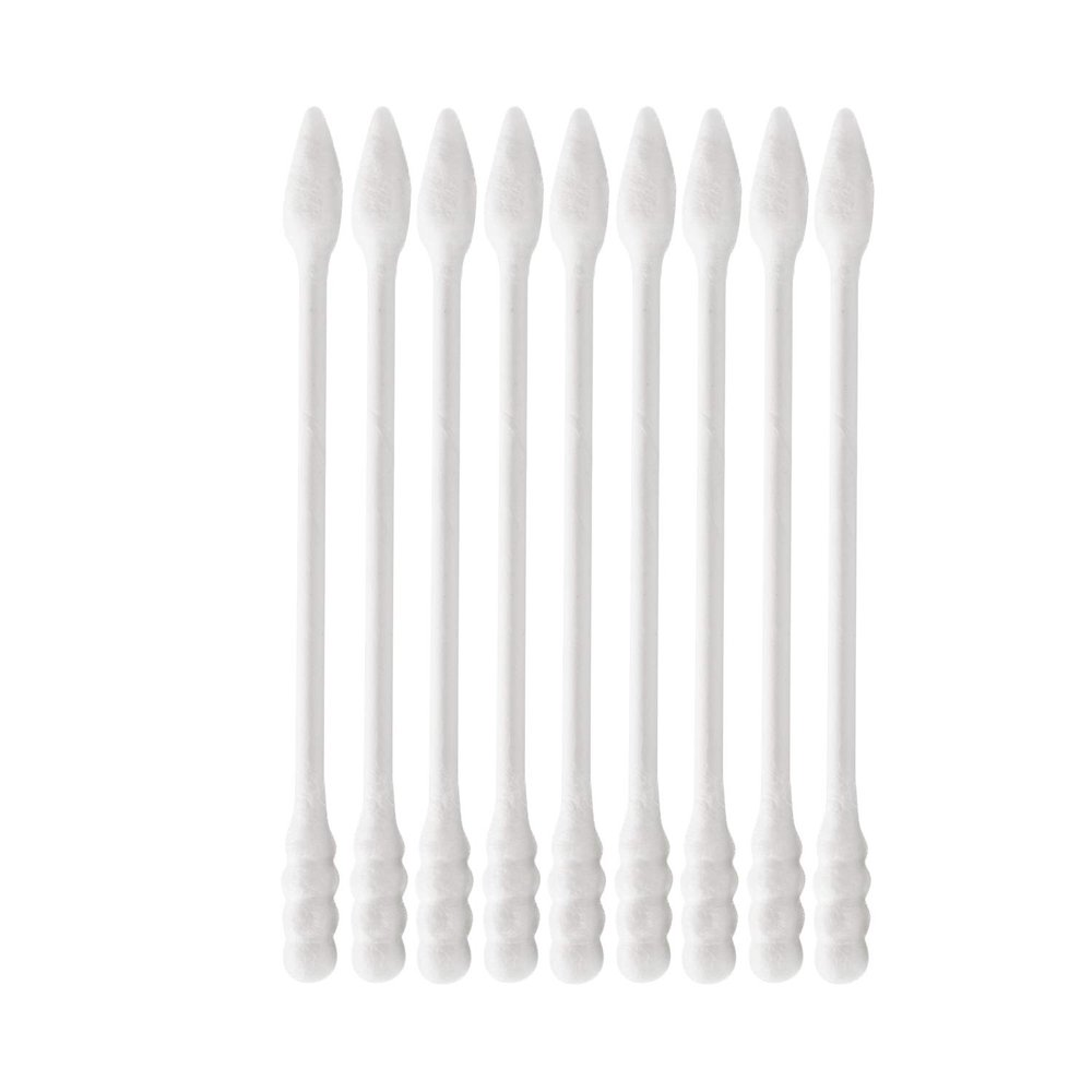 800 Pieces Cotton Swabs, Double Tipped Precision Tips Cotton Buds Spiral Head Multipurpose(4 Packs, 200 Pcs, 1 Pack)