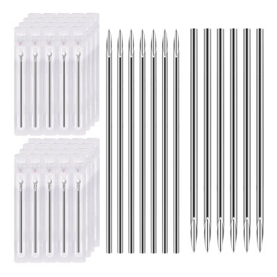 ATOMUS Body Piercing Needles, 14G 16G Stainless Steel Sterile Disposable Ear Nose Navel Nipple Lip Piercing Needles (20pcs 14G + 20pcs 16G)