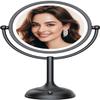 VESAUR Professional 8.5" Lighted Makeup Mirror, 1X/10X Double Sided HD Undistorted Magnifying Mirror with 3 Color 90 Dimmable LED lights, 360 Rotation Vanity Mirror, Unique Black Nickel with Gift Box view 1