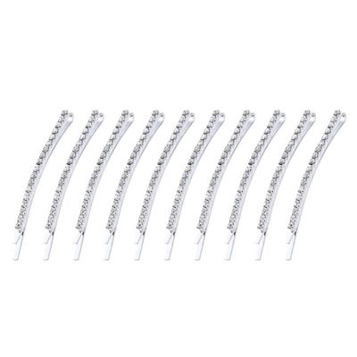 10pcs Crystal Hair Clips Hair Accessories Rhinestone Hairpin Women Hair Clips