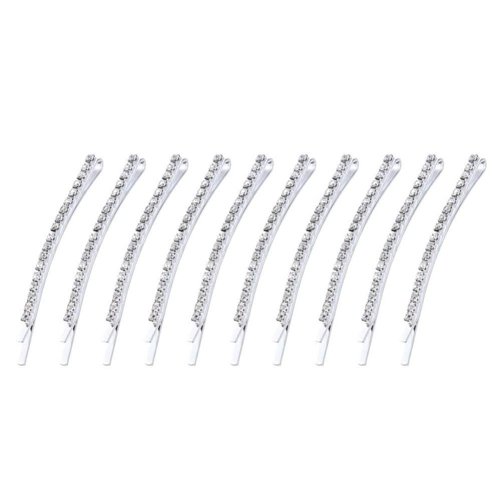 10pcs Crystal Hair Clips Hair Accessories Rhinestone Hairpin Women Hair Clips