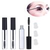AKOAK 5Pcs 10ml Reusable Transparent Empty Mascara Tube Stick, Mascara Container Bottle, Female DIY Makeup Tool Accessories, Suitable for Home and Travel view 2