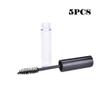 AKOAK 5Pcs 10ml Reusable Transparent Empty Mascara Tube Stick, Mascara Container Bottle, Female DIY Makeup Tool Accessories, Suitable for Home and Travel view 4