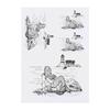 Azeeda 4 x 'Mermaid Lighthouse' Temporary Tattoos - Water Resistant, Skin-Safe, Non-Toxic Transfers, Mixed Sizes (TO00004349) view 1
