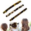 3 Pcs Women Lady French Styles Hair Clip Elegant Automatic Hair Clip Long and Thin Handmade Celluloid Onyx Hair Clip Barrette Hair Accessories view 2