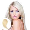 RemeeHi 100% Real Human Hair Invisible Side-swept Bangs Clip In Topper Top Thin Loss Hair Extension Raise Up Pad Hair Root 10 inch 25g 613# Bleach Blonde view 1