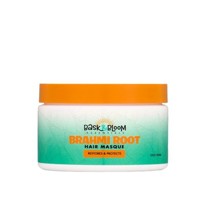 Bask & Bloom Essentials Brahmi Root Hair Masque| Deep Treatment for Intense Moisture|12 oz