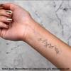 Azeeda 4 x 'Mountain Range' Temporary Tattoos - Water Resistant, Skin-Safe, Non-Toxic Transfers, Mixed Sizes (TO00010501) view 2