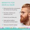 SmartrSkin Beard Growth Oil for Beard Grooming, Softening, Hair Growth - Contains Hair Vitamin E, Virgin Argan, Jojoba, Apricot, Avocado Oil - Beard Straightener for men 30ml (Unscented) view 4