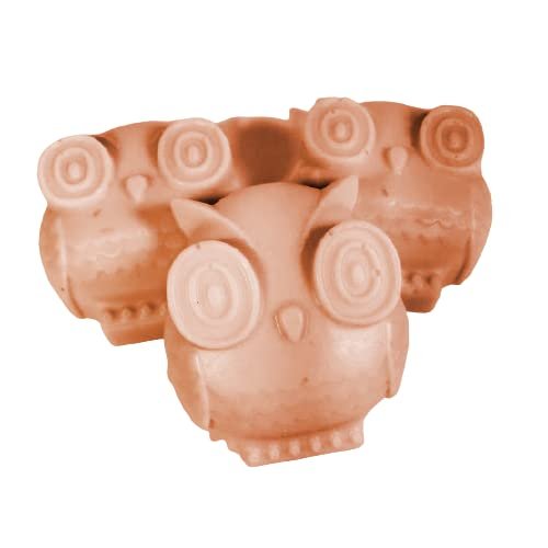 3 pc Owl Shaped Shea Butter & Goatmilk Soap Set - Pumpkin Spice Scented