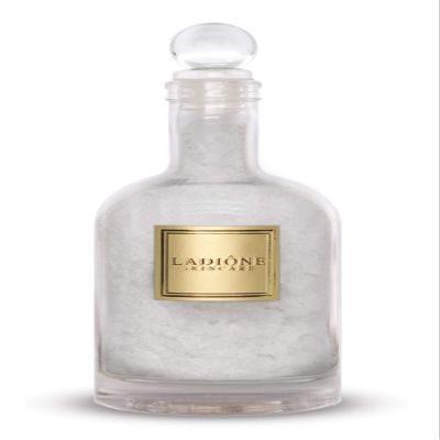 Amalfi Lemon & Vanilla Bath Salt 14 oz (USDA Organic + Natural Ingredients) - LADIONE SKINCARE