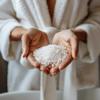 Amalfi Lemon & Vanilla Bath Salt 14 oz (USDA Organic + Natural Ingredients) - LADIONE SKINCARE view 2