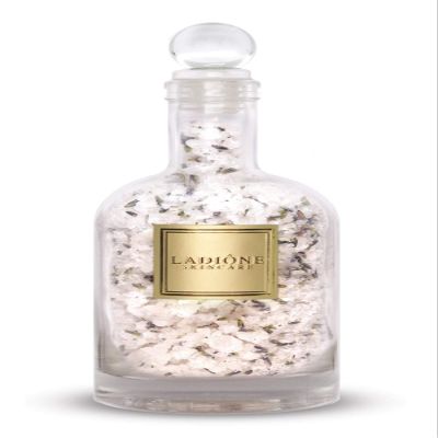 French Lavender Bath Salt 14 oz (USDA Organic + Natural Ingredients) - LADIONE SKINCARE