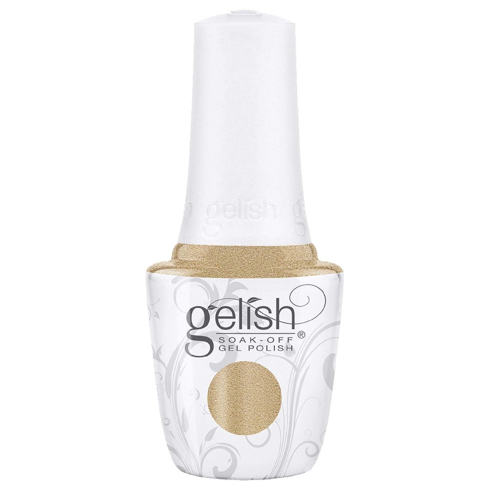 Harmony Gelish -Champagne & MOONBEAMS Fall 2019 Collection - Pick Any Shade .5oz (1110374 - Gilded in Gold)