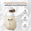 Amill Super Grain Bubble Foam (200ml/6.76fl.oz) - Curelty Free, Gentle Microbubble Facial Cleanser with MultiGrain Extracts for Hydrated, Soft Skin view 2