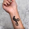Azeeda 4 x 'Dirt Biker' Temporary Tattoos - Water Resistant, Skin-Safe, Non-Toxic Transfers, Mixed Sizes (TO00013536) view 2