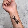 Azeeda 4 x 'Gearstick' Temporary Tattoos - Water Resistant, Skin-Safe, Non-Toxic Transfers, Mixed Sizes (TO00013896) view 2