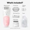 Braun Epilator Silk-pil 5 5-620, Hair Removal Device, Epilator for Women, Shaver & Trimmer, Cordless, Rechargeable, Wet & Dry, 6 Piece Set, Holiday Gifts for Women view 2