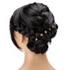 20 PCS Bridal Wedding Rhinestone Rose Flower U-shaped Hair Pins Crystal Rose Flower Hair Clips for Women Hair Jewelry Accessories (Gold) view 2