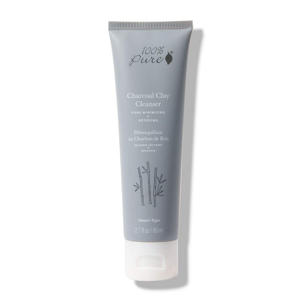 100% PURE Charcoal Clay Cleanser, 2.7 fl oz (80 ml)