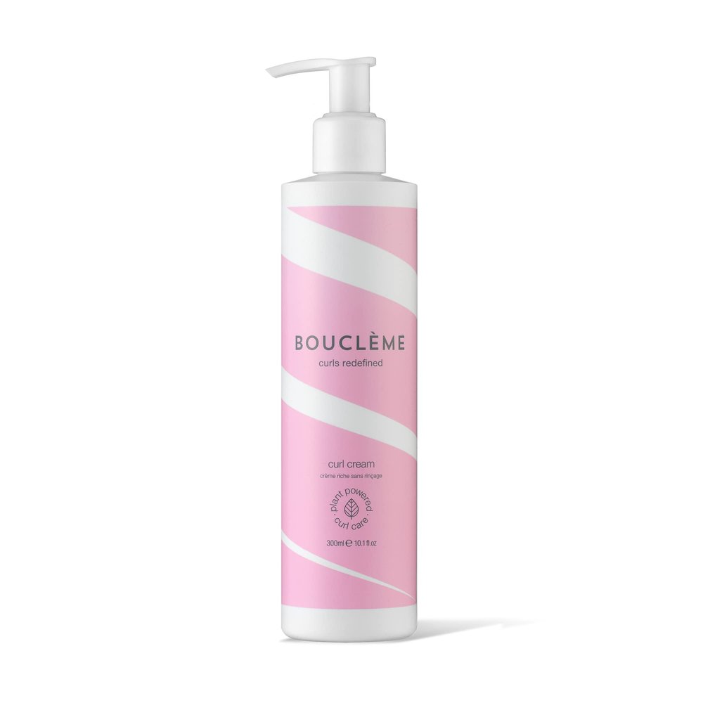 Bouclme Curl Cream - Defines All Curl Types - Frizz Free, Bouncy Wavy Hair - 96% Naturally Derived Ingredients and Vegan - 10.1 fl oz