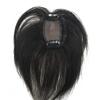 Yanamy Mono Human Hair Toppers for Women 6x9cm Natural Hair Toppers Wiglets Hairpieces for Thinning Hair, Black (Straight) view 1