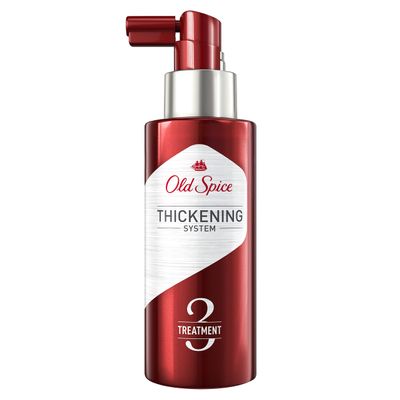 Old Spice Hair Thickening Treatment for Men, Infused with Castor Oil, Step 3, 3.7 Fl Oz