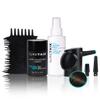 SureThik Hair Thickening Fiber Starter Package - With Application Tools - Comes with 1 x 15g Hair Fiber, 1 x 3oz Holding Spray, 1 x Hair Fiber Spray Applicator & 1 x Hairline Tool (Dark Brown) view 1