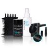 SureThik Hair Thickening Fiber Starter Package - With Application Tools - Comes with 1 x 15g Hair Fiber, 1 x 3oz Holding Spray, 1 x Hair Fiber Spray Applicator & 1 x Hairline Tool (Black) view 1