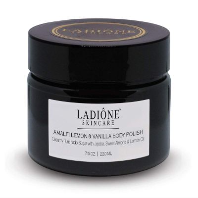Amalfi Lemon & Vanilla Body Polish (USDA Organic + Natural Ingredients) - LADIONE SKINCARE